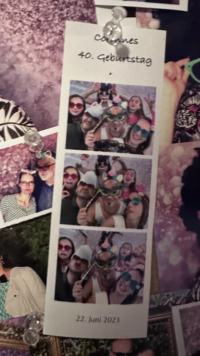 Fotostreifen aus der Fotobox